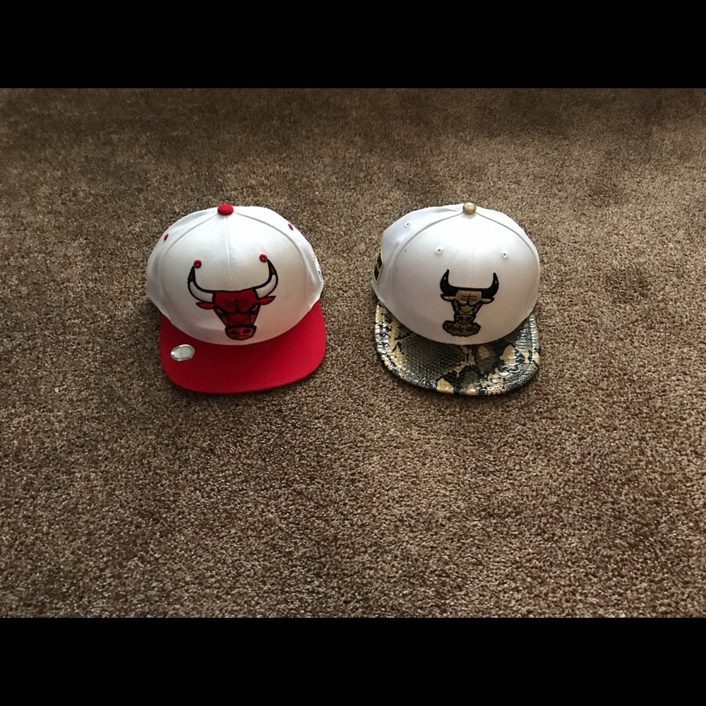 Chicago Bulls Hats (3) New